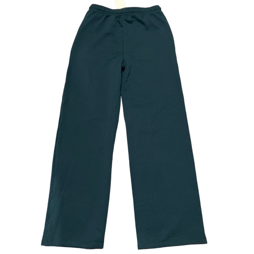 Splendid Forest Green Wide Leg Pants with Velvet Trim‎ Pull-on Size XL